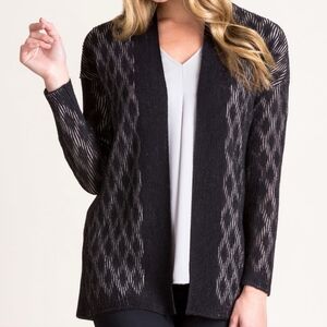 Overland Corinne Textured Alpaca Wool Blend Cardigan Sweater